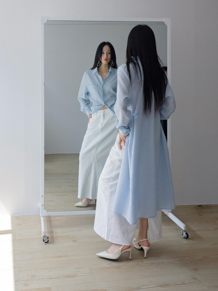 INSSENSE-A韓國直郵女裝新款真品25春夏推薦人氣連衣裙長款INSSENSE-A連衣裙