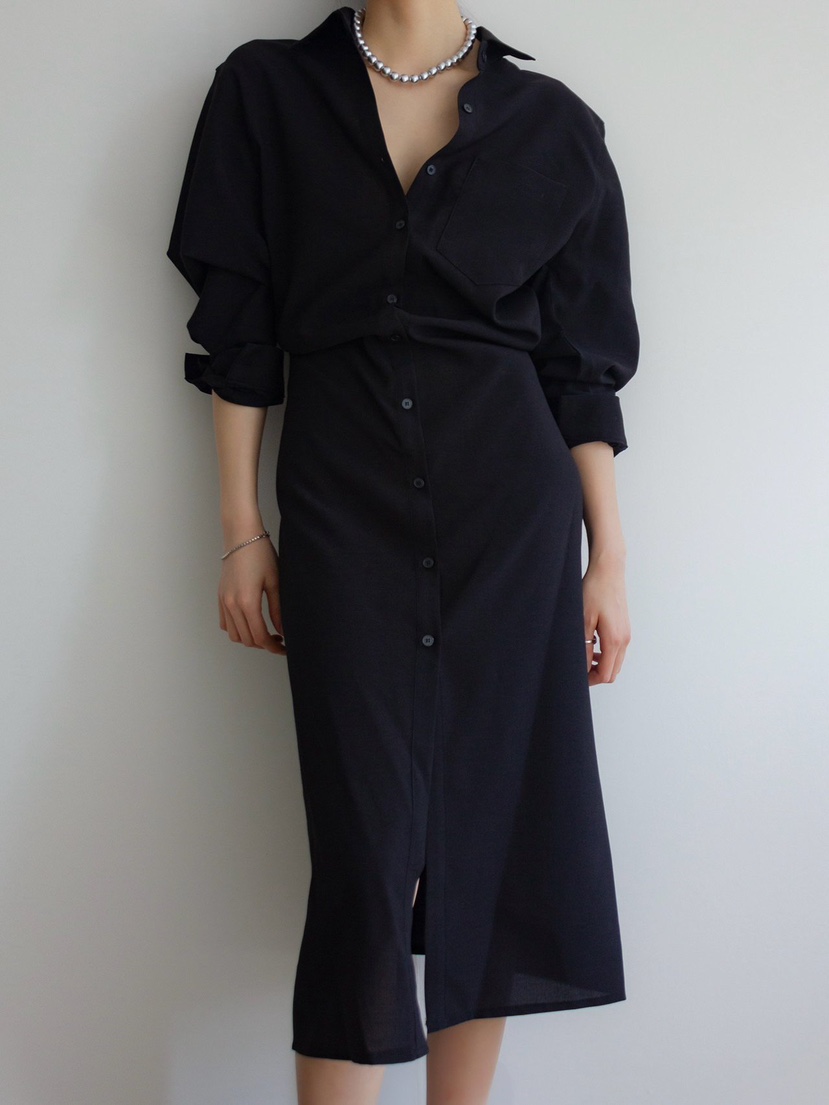 INSSENSE-A韓國直郵女裝新款真品25春夏推薦人氣連衣裙長款INSSENSE-A連衣裙