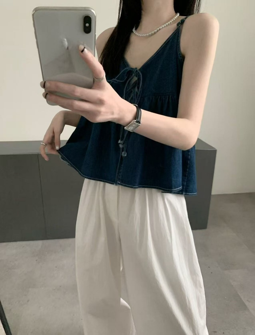 STRAWBERRY東大門代購女士新品時尚25春夏吊帶背心兩面可穿STRAWBERRY吊帶/背心