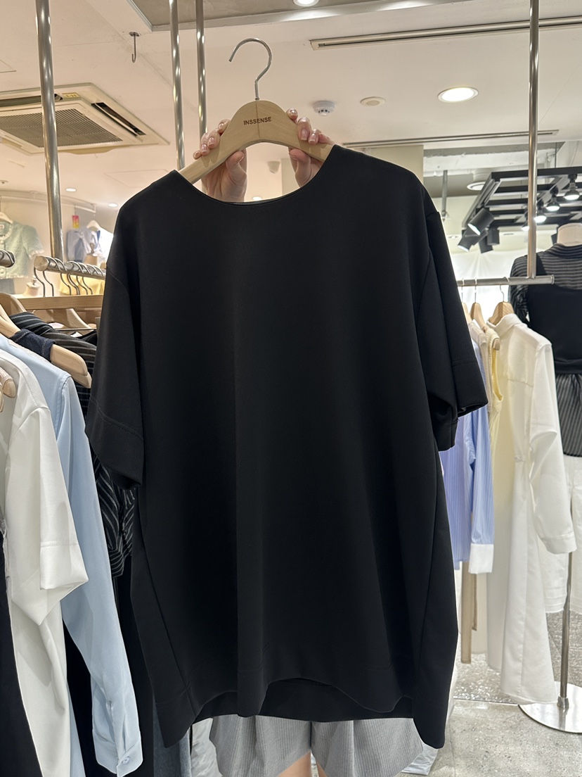 INSSENSE-A東大門直郵女裝新款25春夏休閑時尚職業真品T恤INSSENSE-AT恤圖色2