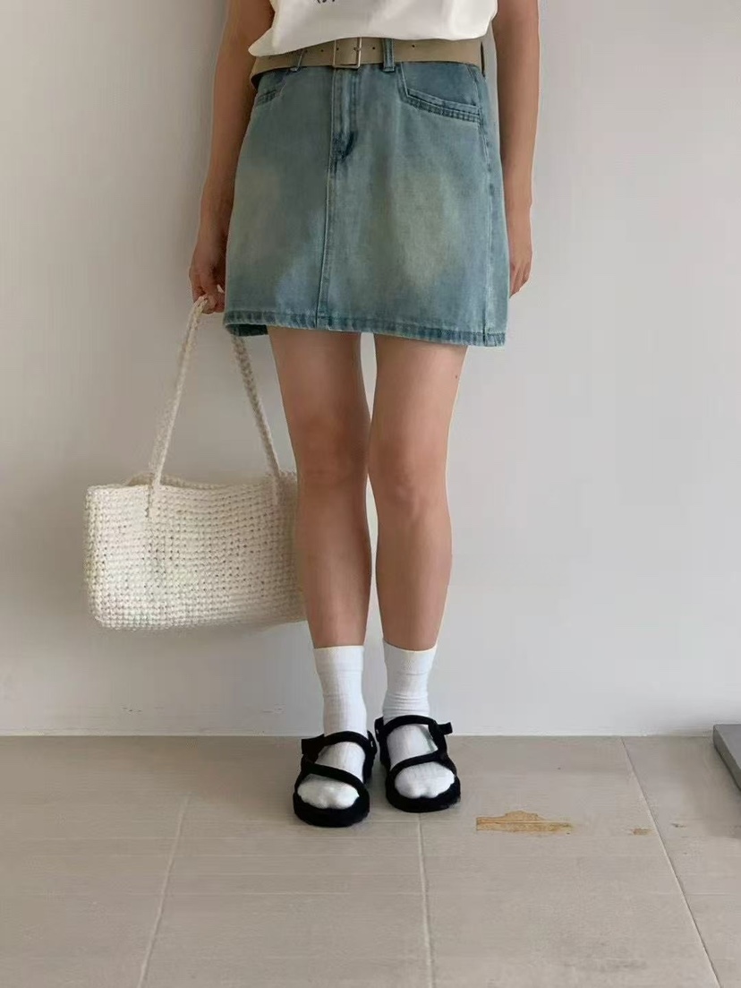STRAWBERRY東大門直郵女士新款休閑人氣真品職業短裙不含腰帶STRAWBERRY短裙