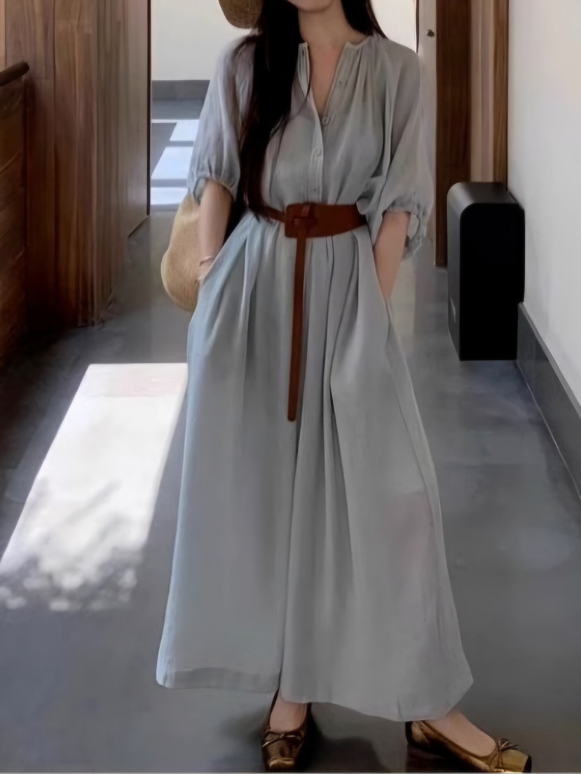 STRAWBERRY東大門代購女士新款真品休閑職業人氣連衣裙含腰帶STRAWBERRY連衣裙