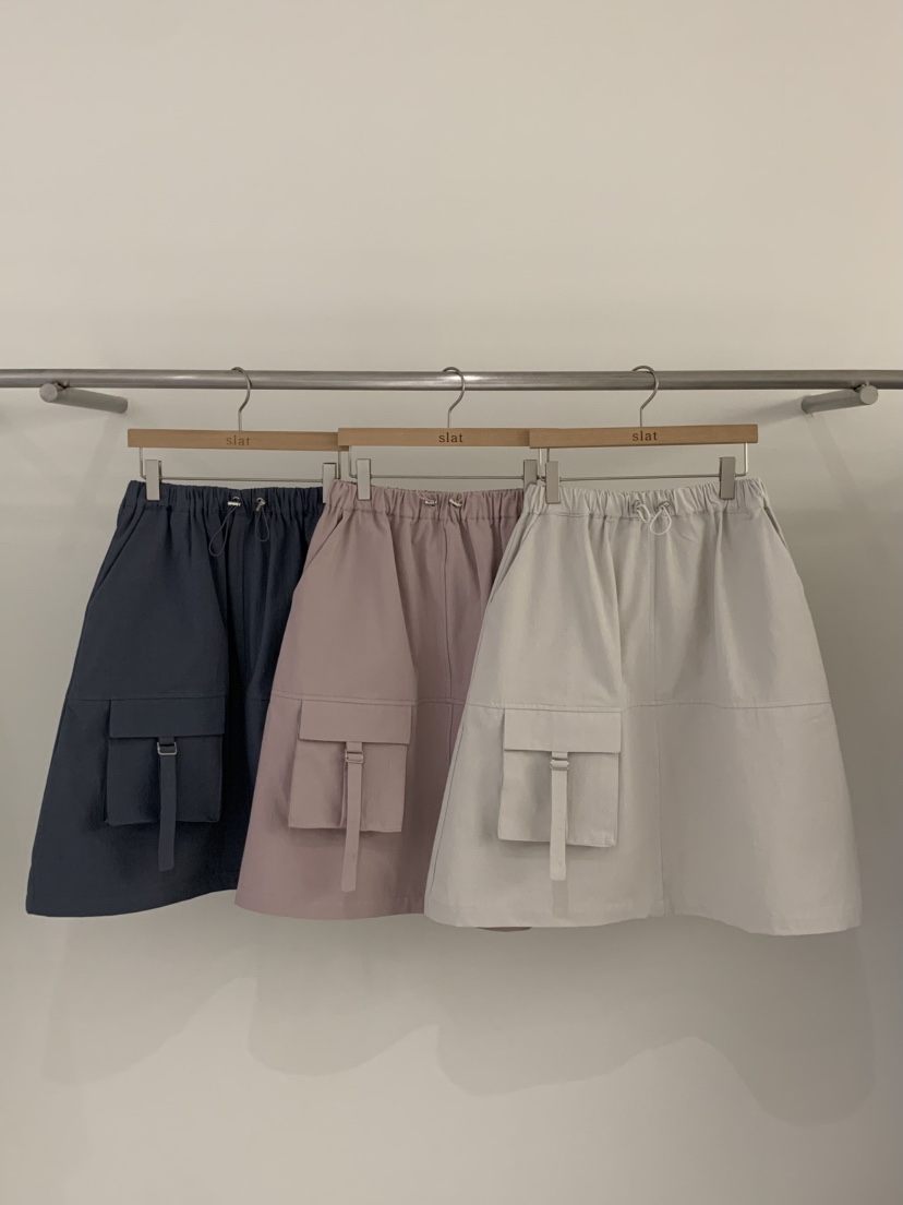 SLAT韓國代購女裝新品25春夏時尚熱賣職業真品半身裙中短裙SLAT半身裙/中短裙