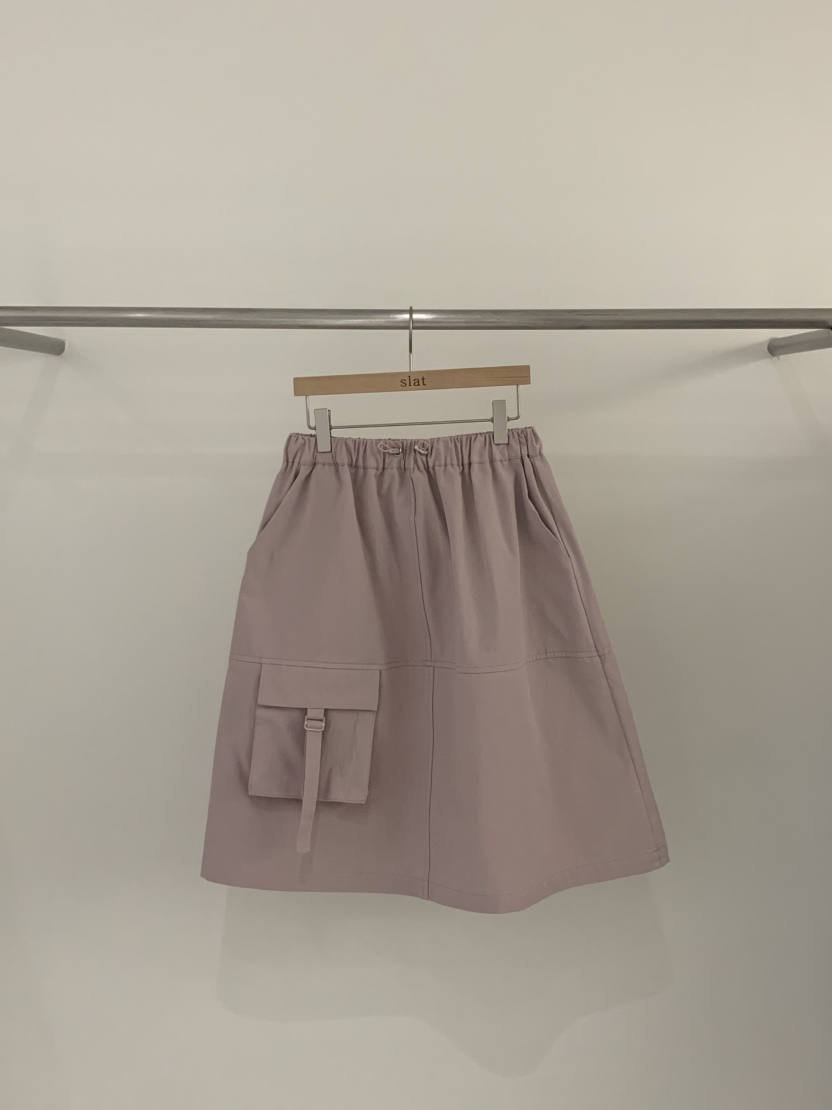 SLAT韓國代購女裝新品25春夏時尚熱賣職業真品半身裙中短裙SLAT半身裙/中短裙圖色2
