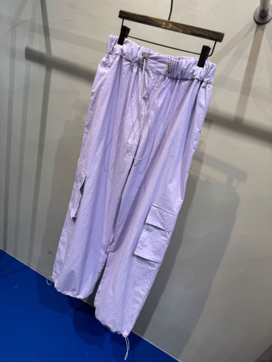 1.3韓國直郵女士新品職業推薦25春夏真品時尚休閑褲工裝褲1.3休閑褲