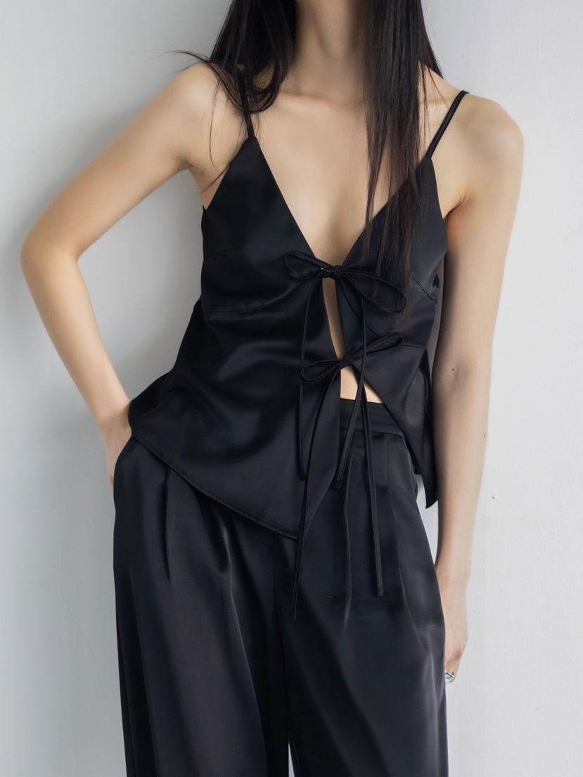 INSSENSE-A東大門直郵女士新品職業真品吊帶背心雙面緊身緞面INSSENSE-A吊帶/背心