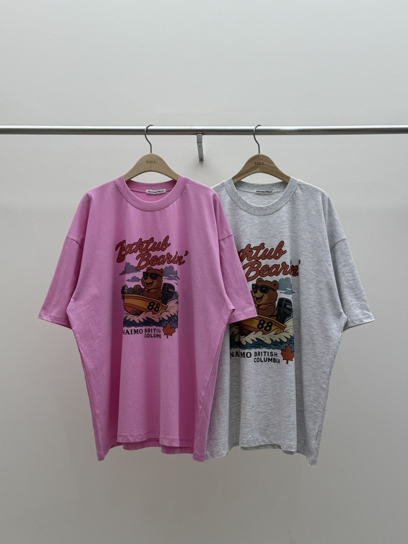 TOLL韓國代購女裝新品真品人氣推薦25春夏職業熱賣休閑時尚T恤TOLLT恤