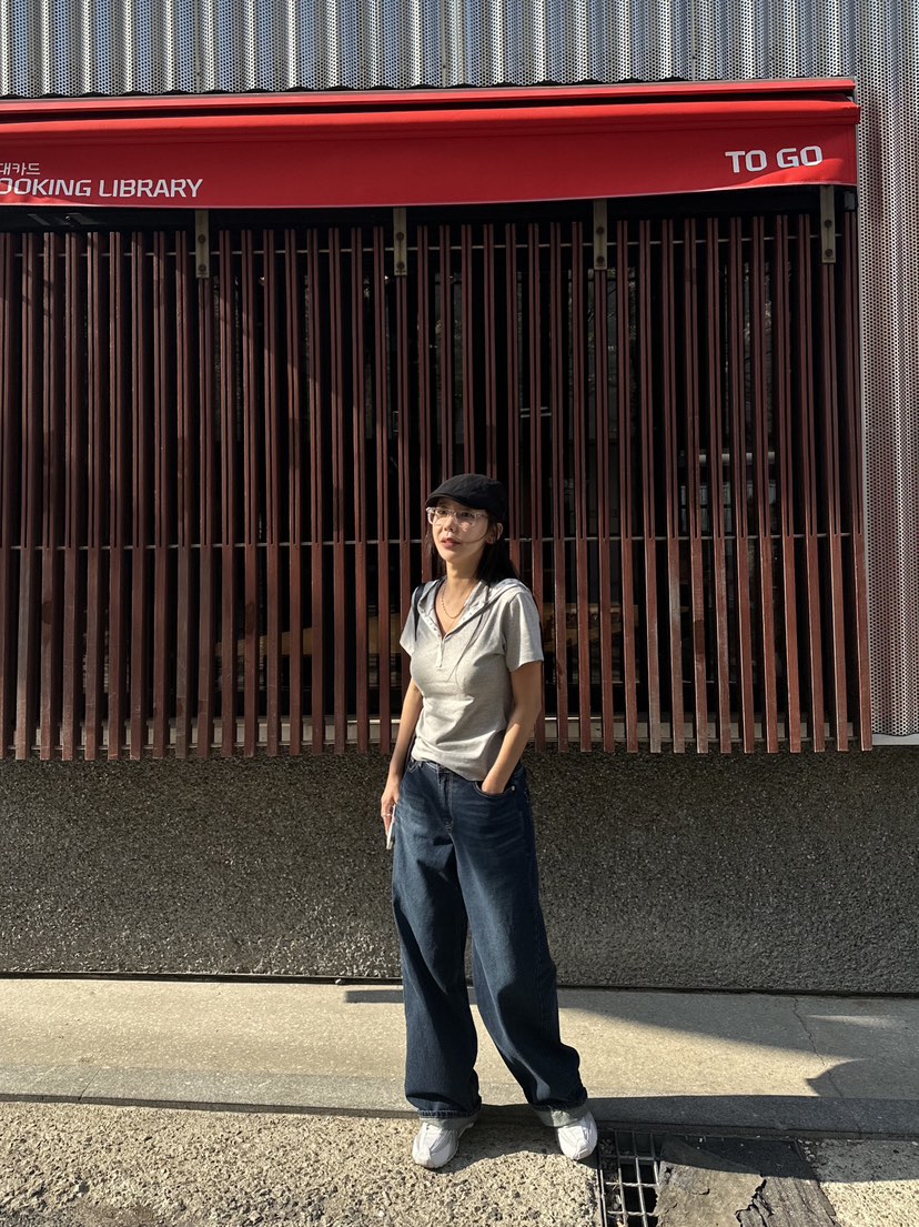 SUNDER MARKET韓國代購女士新款推薦25春夏時尚真品T恤連帽衫SUNDER MARKETT恤