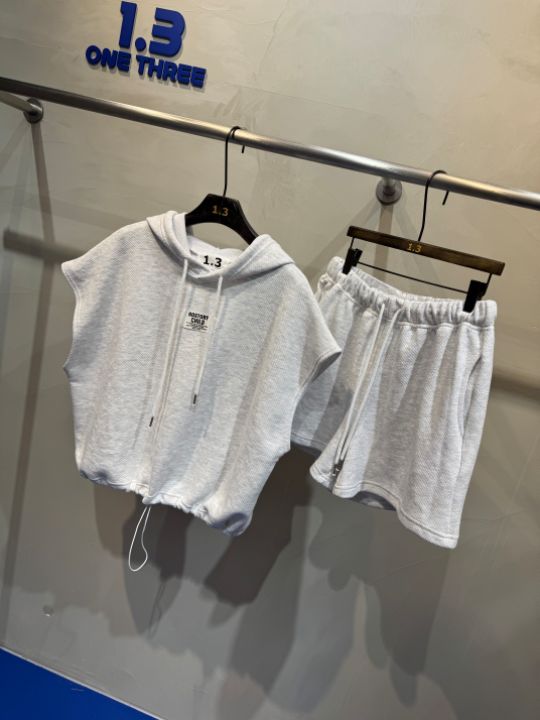 1.3東大門代購女裝新品熱賣推薦休閑人氣時尚套裝套裝兜帽1.3套裝