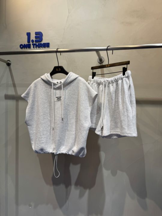 1.3東大門代購女裝新品熱賣推薦休閑人氣時尚套裝套裝兜帽1.3套裝