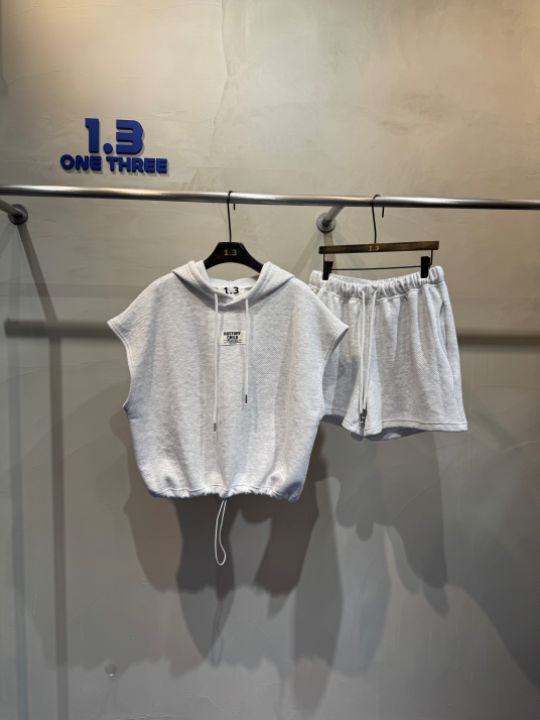 1.3東大門代購女裝新品熱賣推薦休閑人氣時尚套裝套裝兜帽1.3套裝圖色3