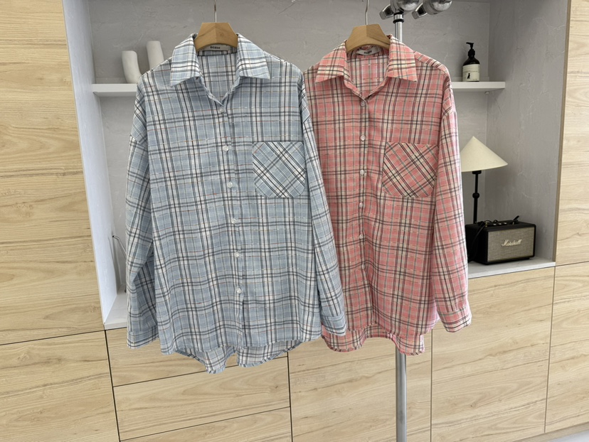 BE&BE東大門實拍女裝新款25春夏職業真品休閑襯衫蕾絲衫BE&be襯衫/蕾絲衫