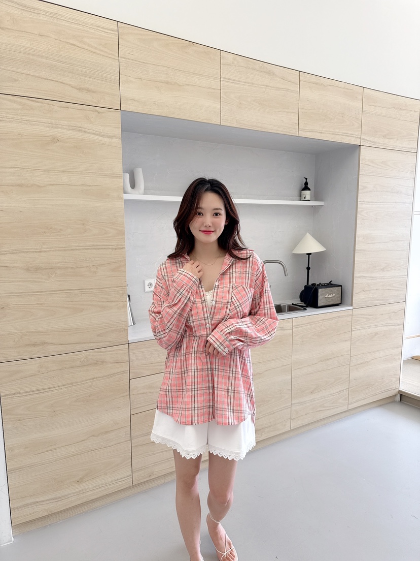BE&BE東大門實拍女裝新款25春夏職業真品休閑襯衫蕾絲衫BE&be襯衫/蕾絲衫