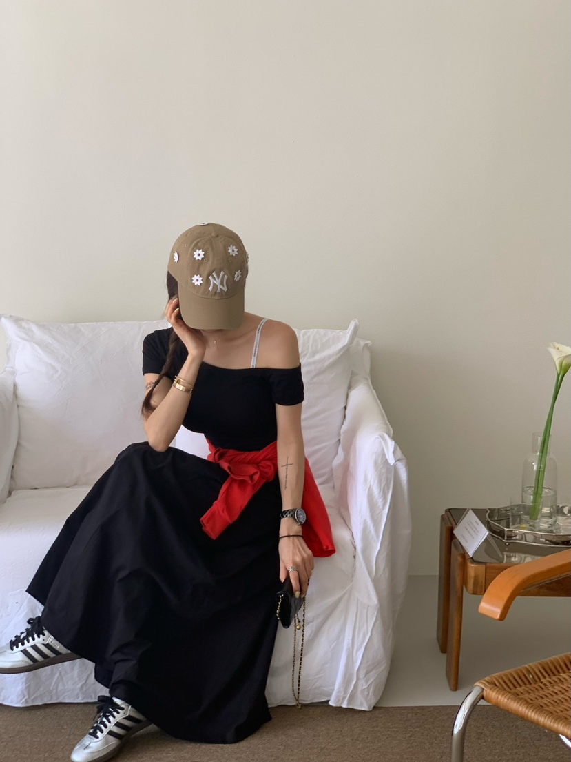 REVE CITE-L東大門代購女裝新款熱賣人氣真品推薦休閑連衣裙REVE CITE連衣裙