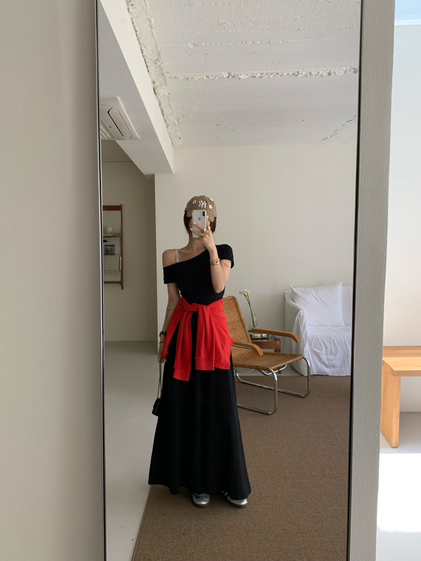 REVE CITE-L東大門代購女裝新款熱賣人氣真品推薦休閑連衣裙REVE CITE連衣裙