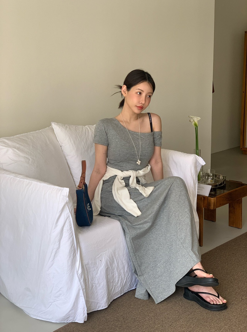 REVE CITE-L東大門代購女裝新款熱賣人氣真品推薦休閑連衣裙REVE CITE連衣裙