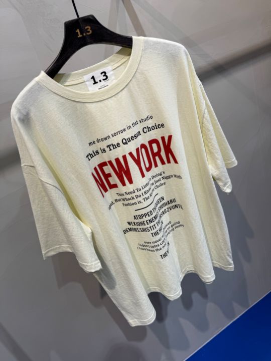 1.3韓國代購女士新款真品職業推薦時尚25春夏人氣休閑熱賣T恤1.3T恤