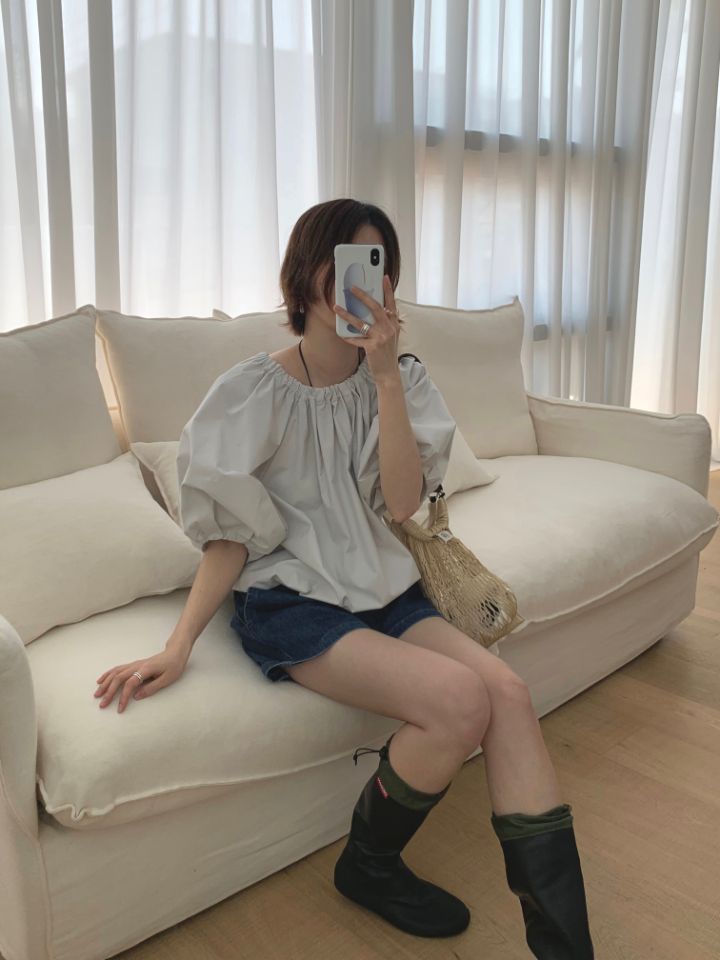 MARE東大門實拍女士新品職業休閑人氣25春夏時尚襯衫蕾絲衫MARE襯衫/蕾絲衫