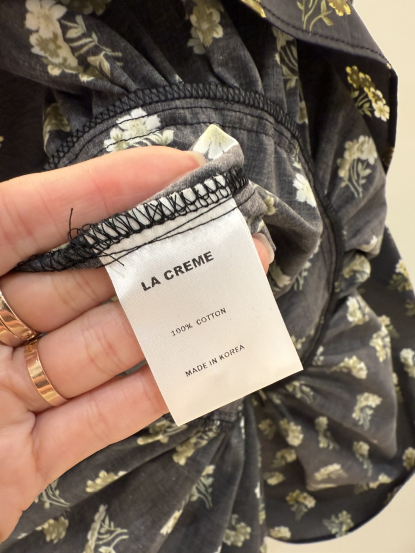 LA CREME韓國直郵女裝新款時尚人氣休閑熱賣推薦25春夏連衣裙LA CREME連衣裙