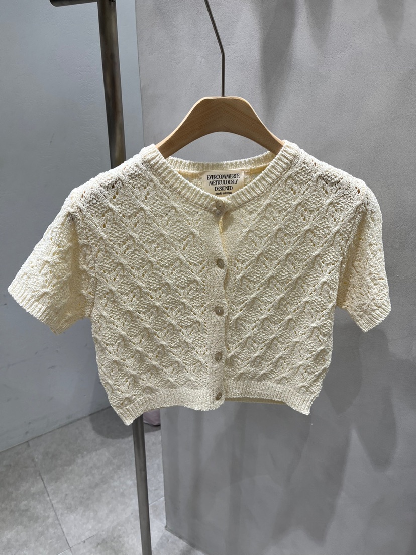 EVERCOMMERCE METICULOUSLY DESIGNED韓國直郵女裝新款25春夏針織衫EVERCOMMERCE METICULOUSLY DESIGNED針織衫圖色1