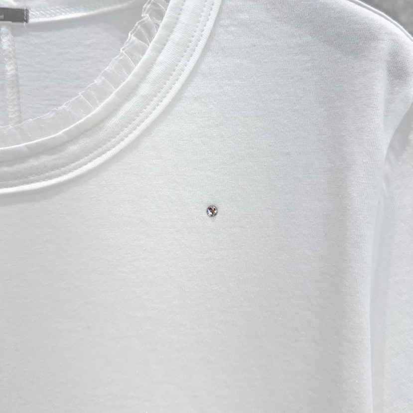 ROOKIE BUD東大門代購女裝新品時尚推薦熱賣25春夏T恤修身蕾絲ROOKIE BUD-LT恤