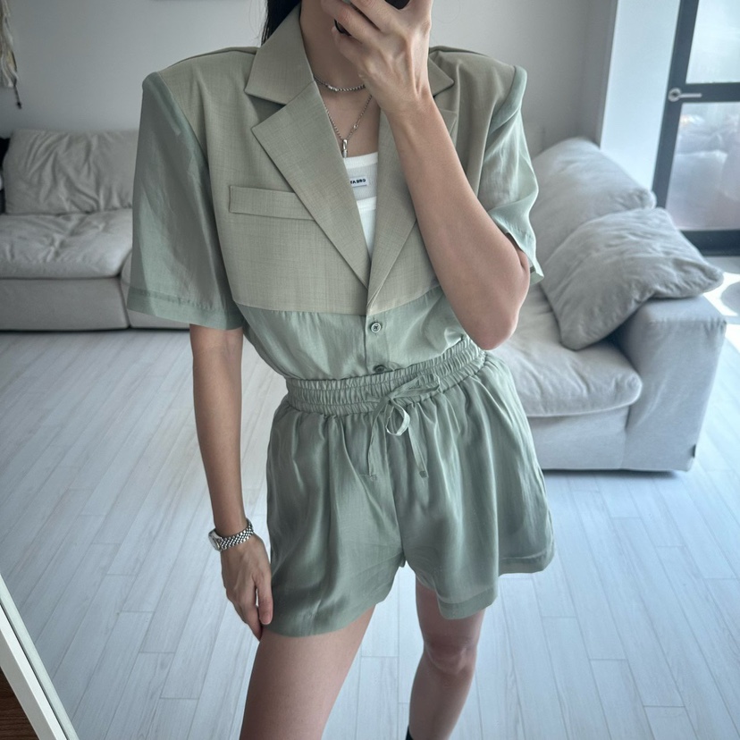 SOUIT東大門實拍女裝新款人氣25春夏職業休閑真品推薦時尚短褲SOUIT by mabel-L短褲