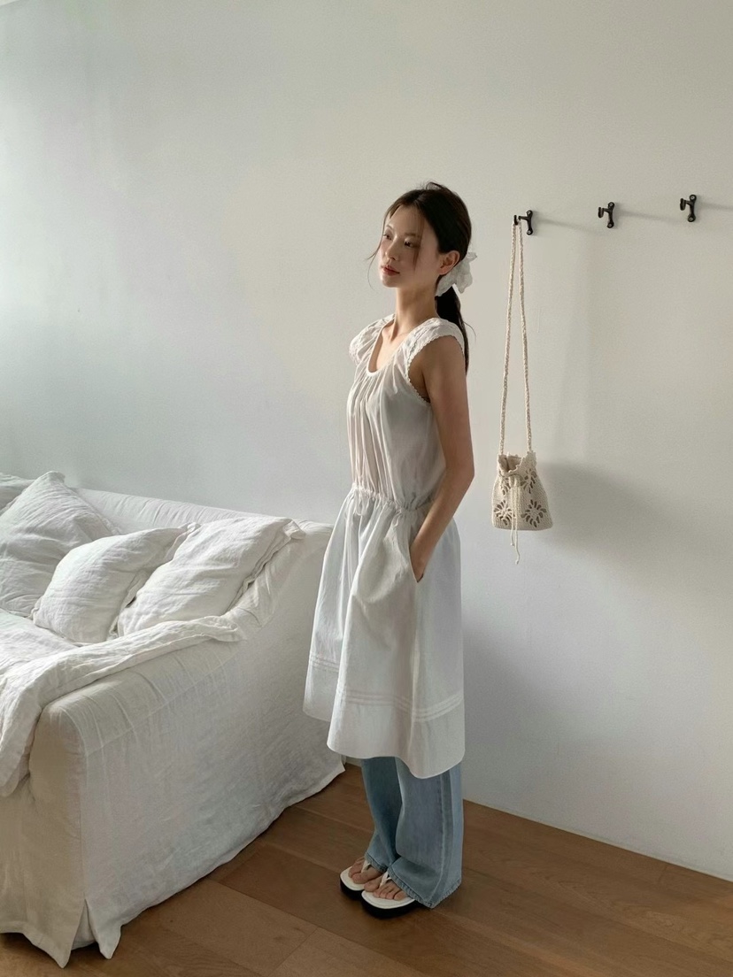 ANOU韓國代購女士新品職業人氣推薦時尚熱賣真品25春夏連衣裙ANOU連衣裙