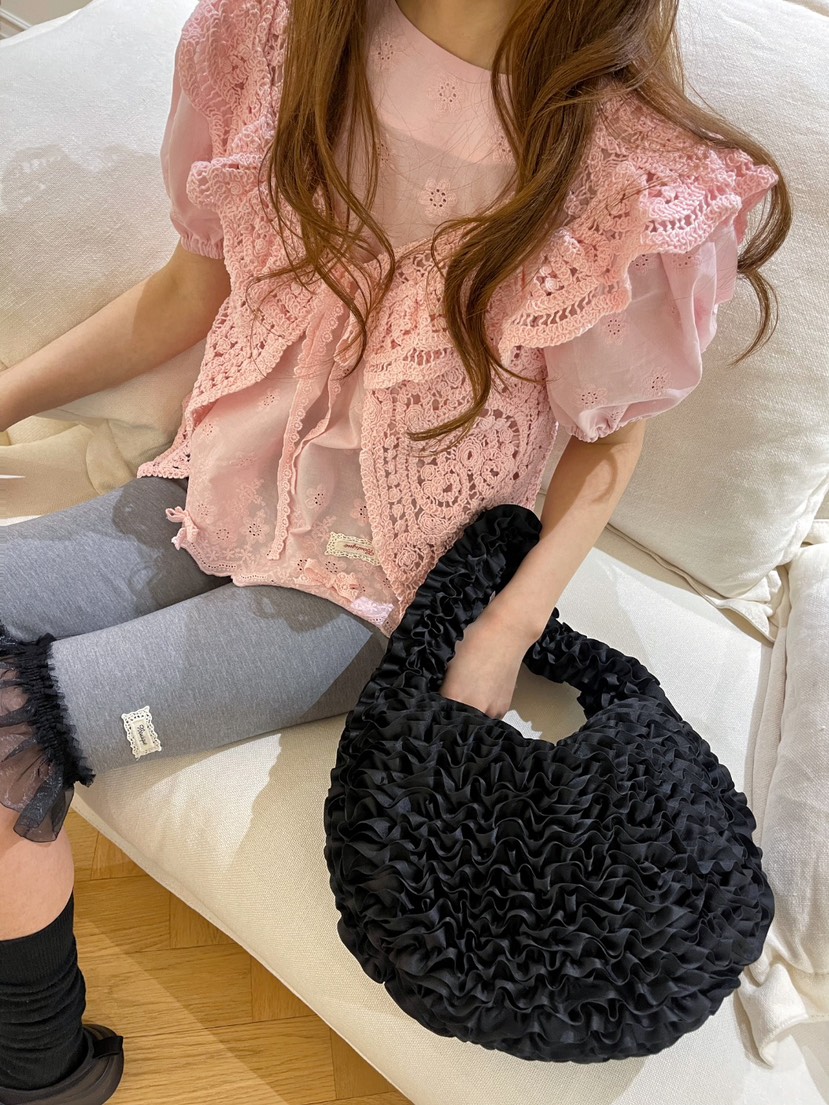 BOUTIQUE-L東大門直郵女裝新款真品人氣熱賣25春夏馬甲鉤針編織BOUTIQUE-L馬甲