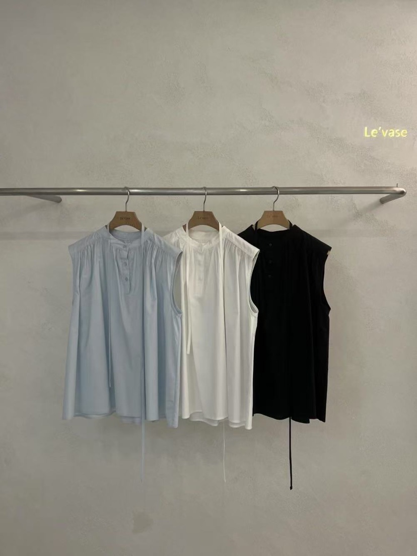 LE VASE東大門實拍女裝新款職業熱賣人氣25春夏吊帶背心含腰繩LE VASE吊帶/背心