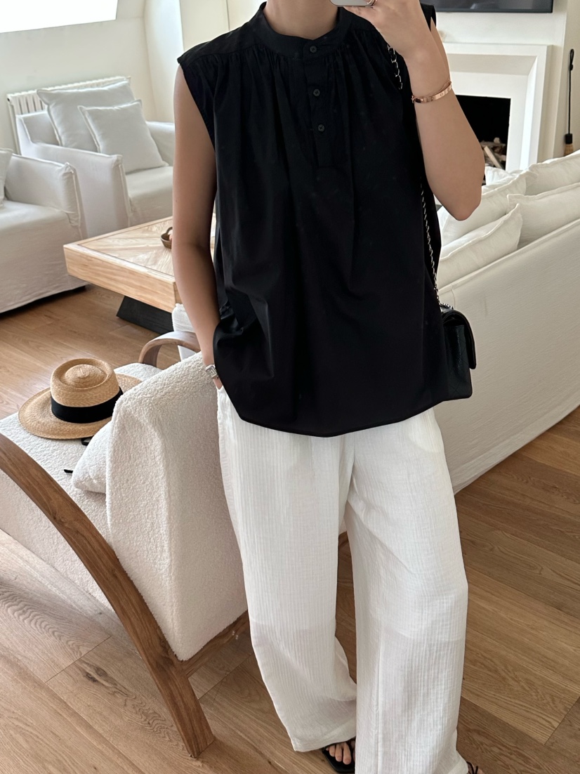 LE VASE東大門實拍女裝新款職業熱賣人氣25春夏吊帶背心含腰繩LE VASE吊帶/背心圖色2
