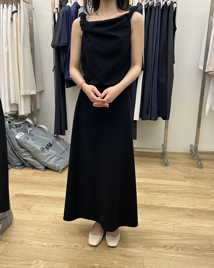 UTRE韓國代購女裝新品熱賣25春夏休閑推薦時尚人氣真品長裙UTRE長裙