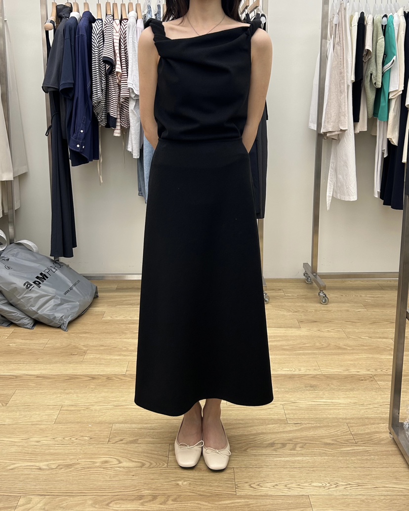 UTRE韓國代購女裝新品熱賣25春夏休閑推薦時尚人氣真品長裙UTRE長裙