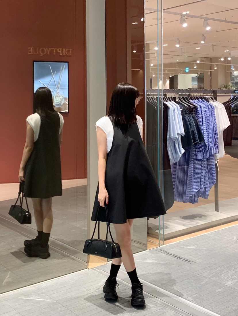 COURGETTE東大門實拍女士新款人氣職業休閑時尚真品25春夏連衣裙COURGETTE連衣裙