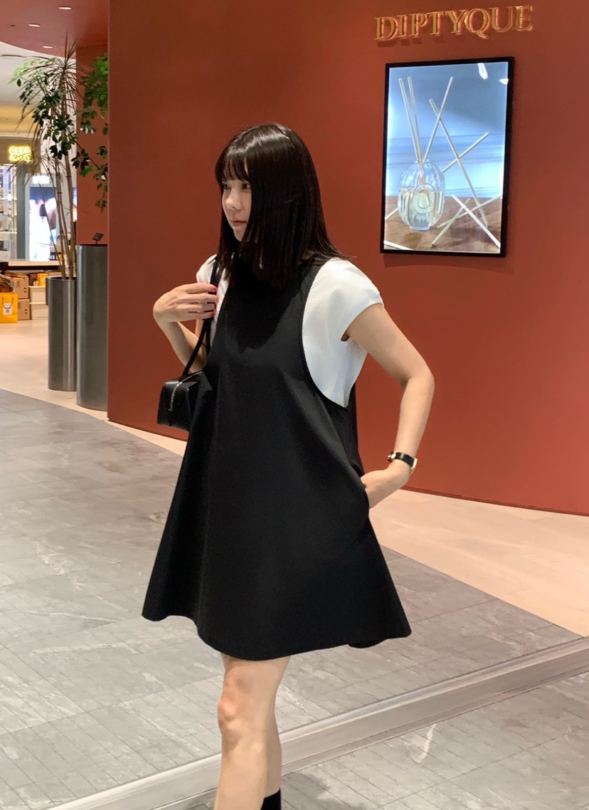 COURGETTE東大門實拍女士新款人氣職業休閑時尚真品25春夏連衣裙COURGETTE連衣裙