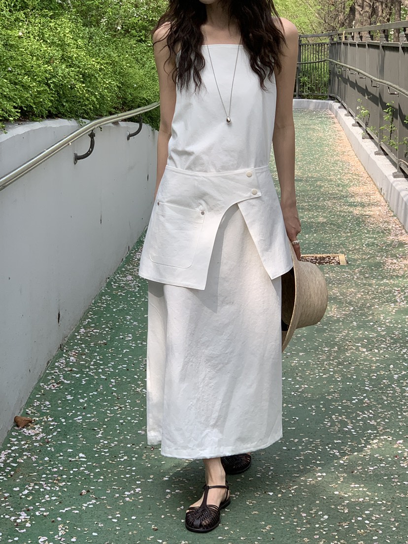OURS東大門實拍女士新品人氣休閑時尚25春夏真品推薦套裝腰帶OURS套裝