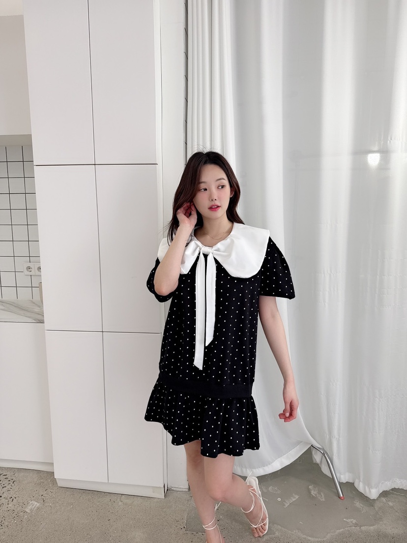 BE&amp;BE東大門實拍女裝新品休閑職業25春夏人氣真品連衣裙BE&be連衣裙