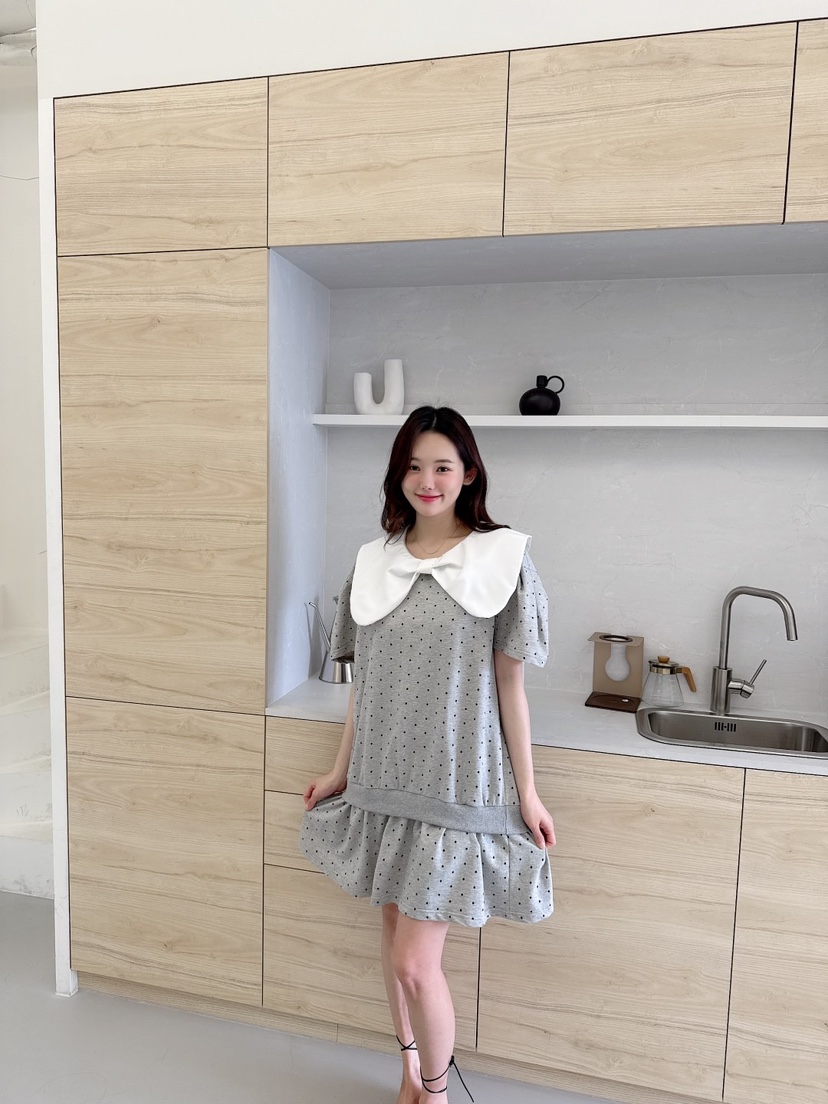 BE&amp;BE東大門實拍女裝新品休閑職業25春夏人氣真品連衣裙BE&be連衣裙