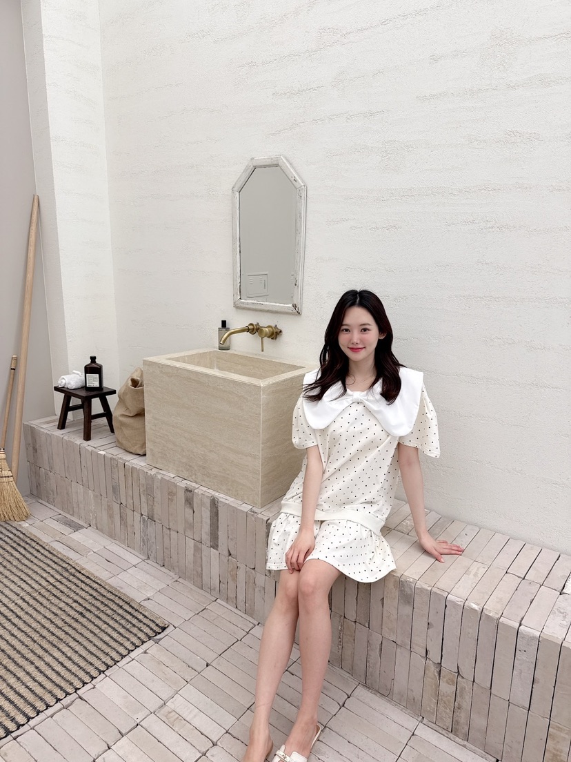 BE&amp;BE東大門實拍女裝新品休閑職業25春夏人氣真品連衣裙BE&be連衣裙