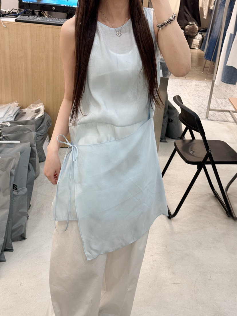THE EYL東大門實拍女裝新款25春夏休閑推薦時尚職業吊帶背心THE EYL吊帶/背心