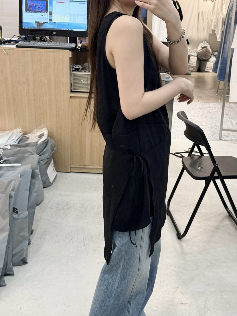 THE EYL東大門實拍女裝新款25春夏休閑推薦時尚職業吊帶背心THE EYL吊帶/背心