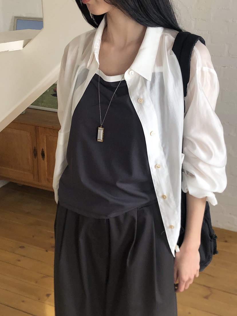 THE EYL韓國代購女士新品推薦25春夏休閑人氣真品吊帶背心THE EYL吊帶/背心