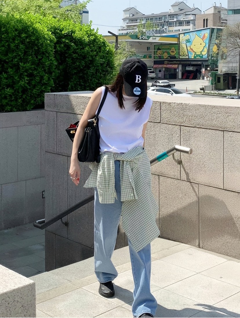COURGETTE韓國代購女裝新品推薦熱賣時尚人氣真品25春夏吊帶背心COURGETTE吊帶/背心