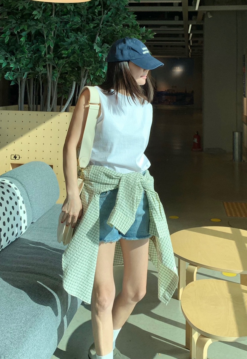 COURGETTE韓國代購女裝新品推薦熱賣時尚人氣真品25春夏吊帶背心COURGETTE吊帶/背心