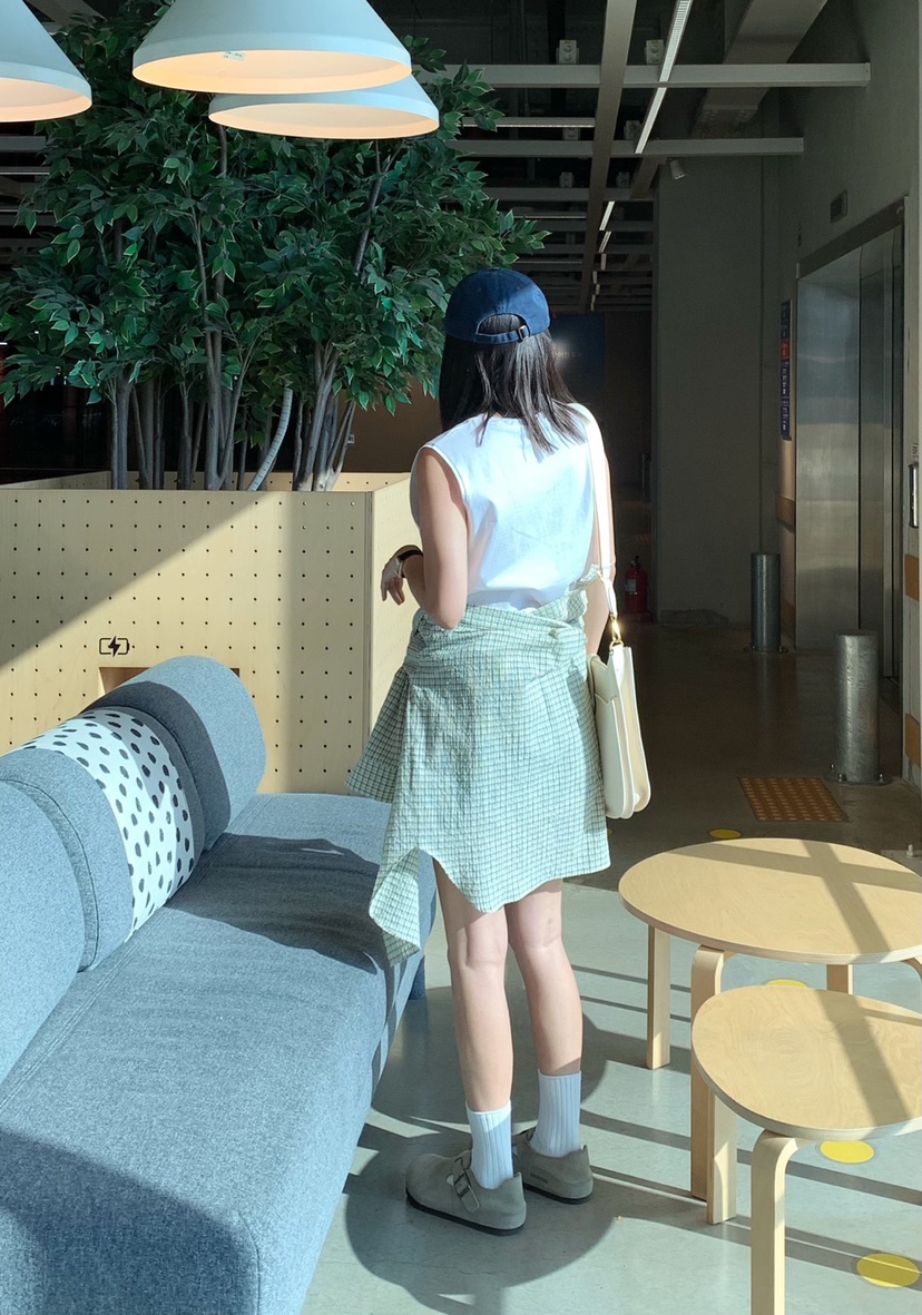 COURGETTE韓國代購女裝新品推薦熱賣時尚人氣真品25春夏吊帶背心COURGETTE吊帶/背心