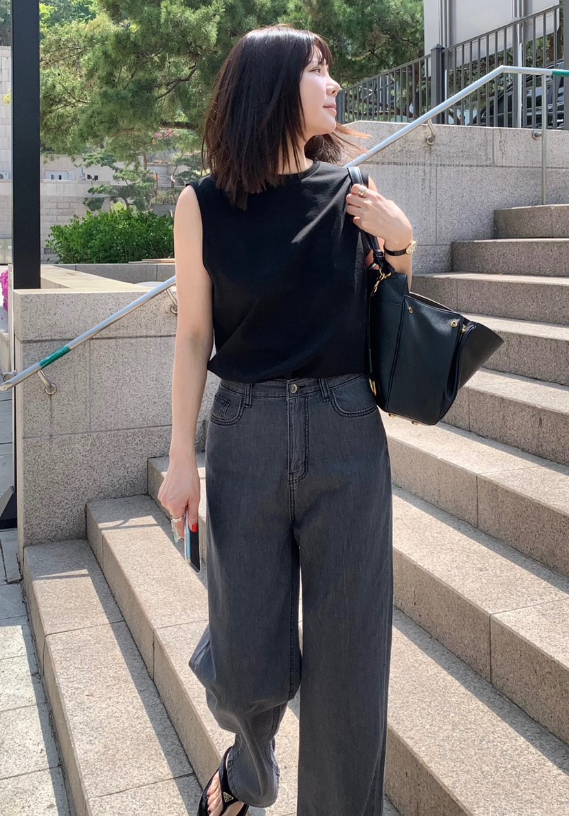 COURGETTE韓國代購女裝新品推薦熱賣時尚人氣真品25春夏吊帶背心COURGETTE吊帶/背心