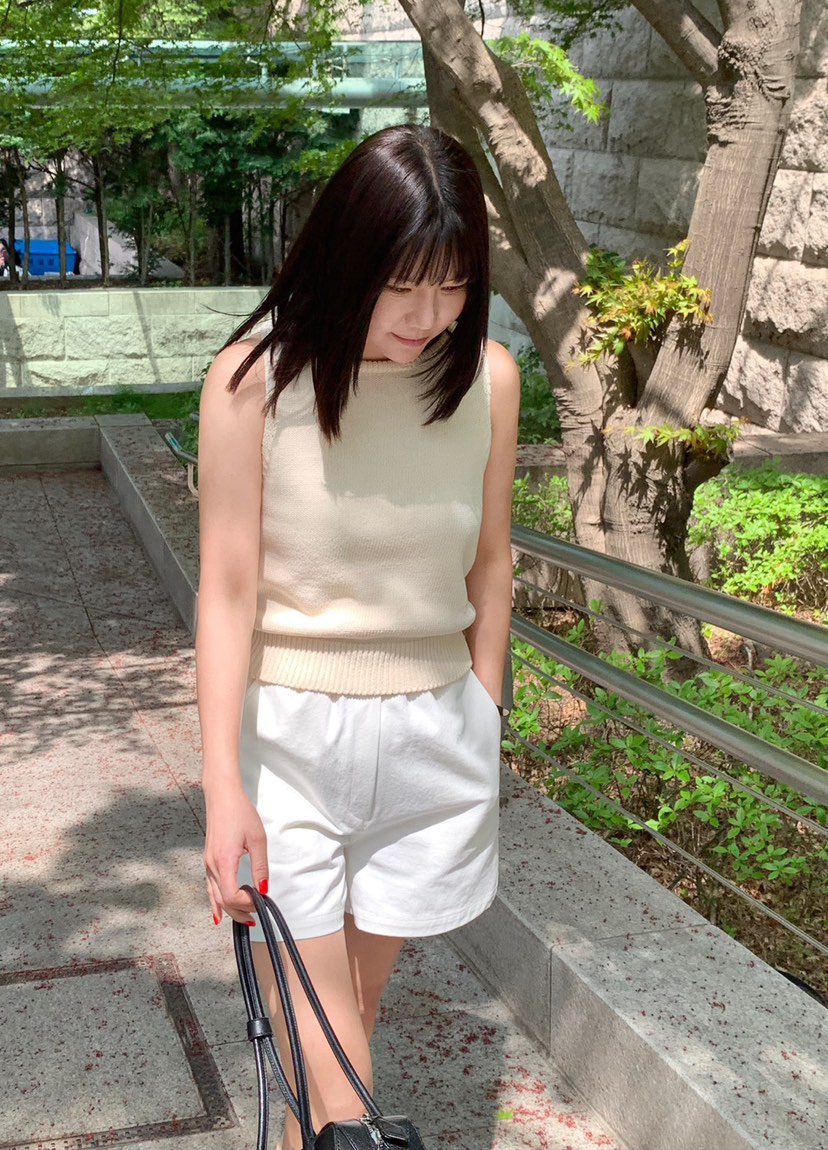 COURGETTE東大門實拍女士新款熱賣時尚休閑人氣推薦25春夏短褲COURGETTE短褲