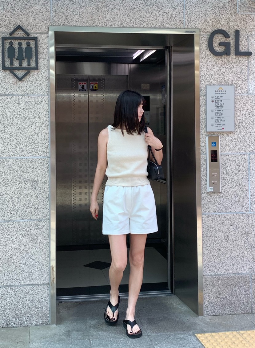 COURGETTE東大門實拍女士新款熱賣時尚休閑人氣推薦25春夏短褲COURGETTE短褲