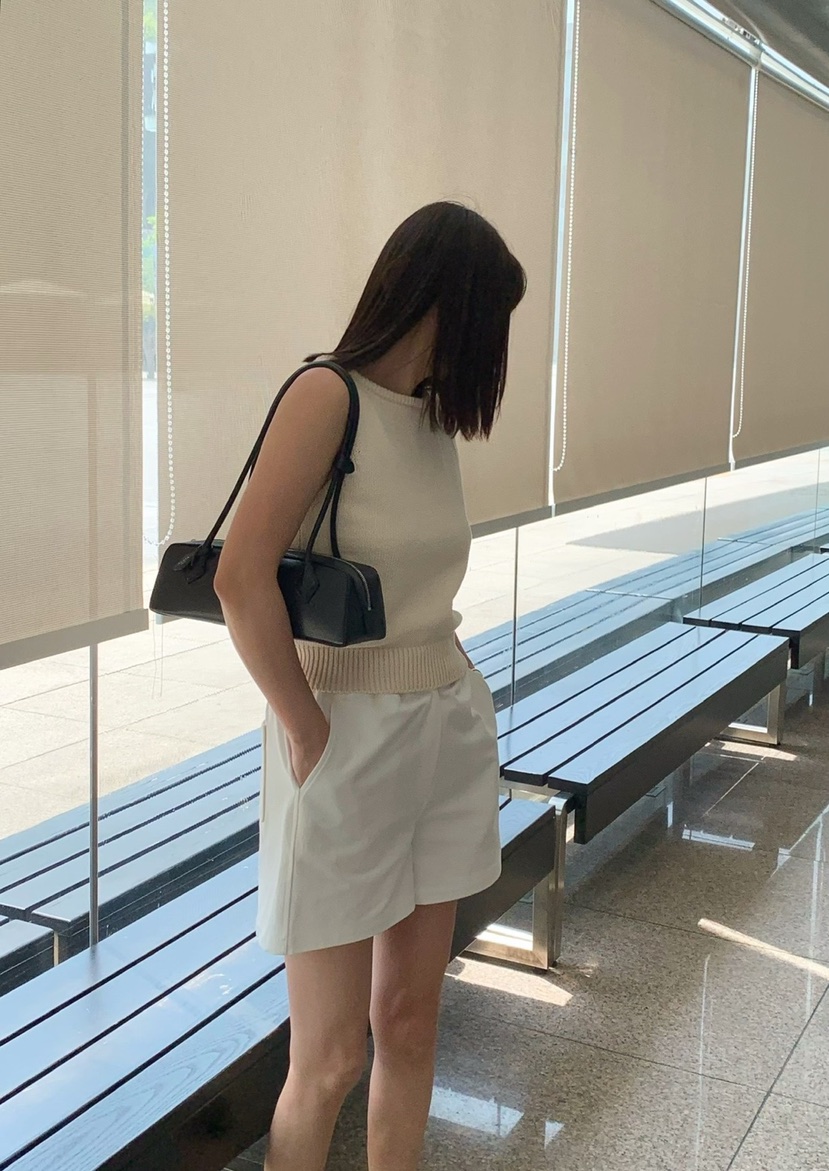 COURGETTE東大門實拍女士新款熱賣時尚休閑人氣推薦25春夏短褲COURGETTE短褲