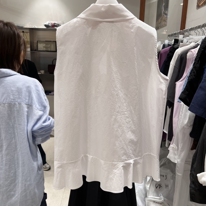 TEMPTING東大門實拍女裝新品熱賣職業推薦25春夏襯衫蕾絲衫TEMPTING襯衫/蕾絲衫