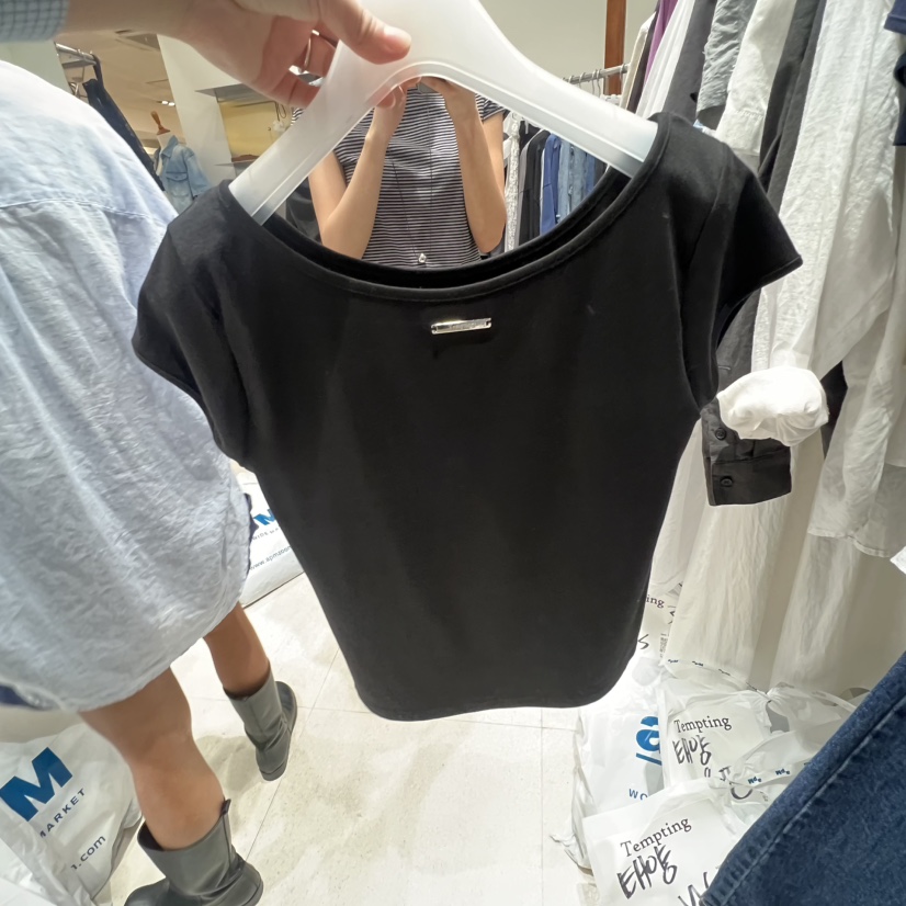 TEMPTING韓國代購女裝新品推薦人氣休閑時尚真品T恤兩面可穿TEMPTINGT恤